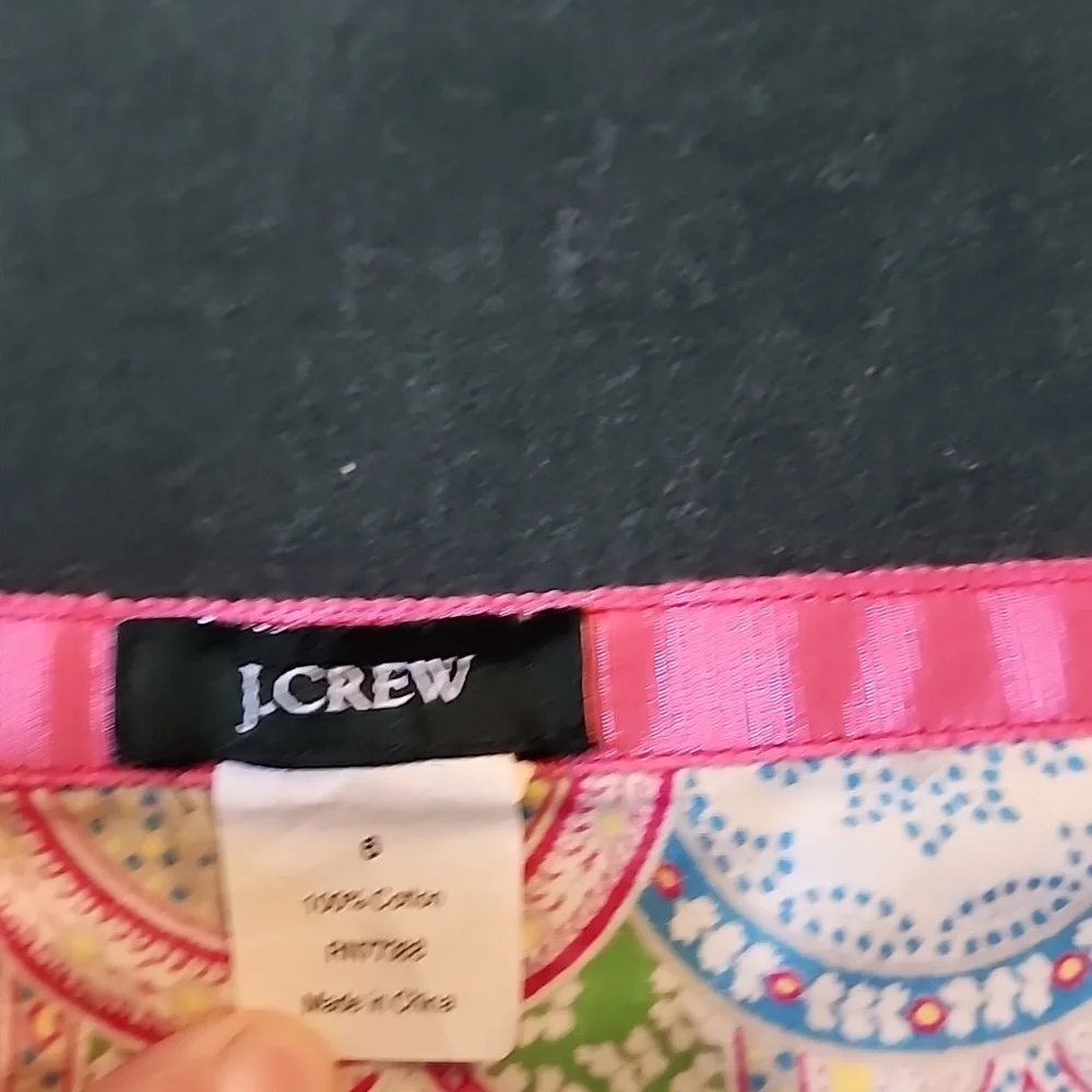 J Crew size 6, 100% cotton skirt - Picture 5 of 6